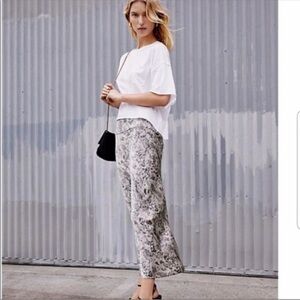 Free People Snake Print High Waist Skirt sz 2